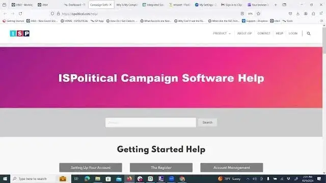 ISPolitical software dashboard video thumbnail